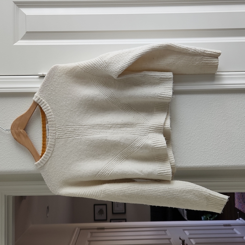 Topshop cream sweater